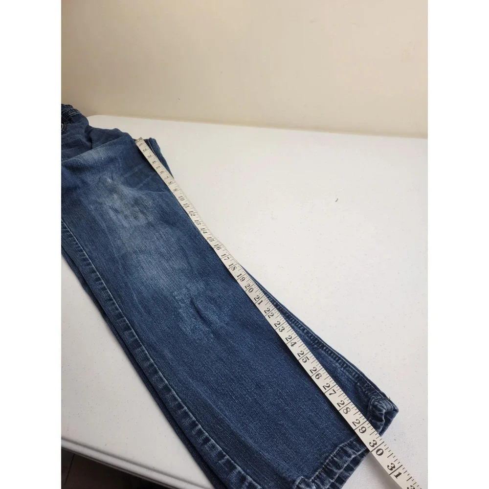 TK Axel Straight Leg Jeans Mens 38x32 Medium Wash Blue Denim Classic Fit